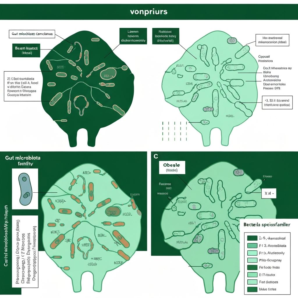 Scientific comparison of gut microbiota in lean and obese populations